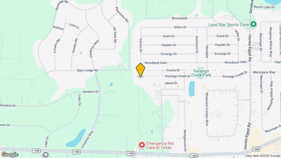 7479 Durango Creek Dr Map and Location Details