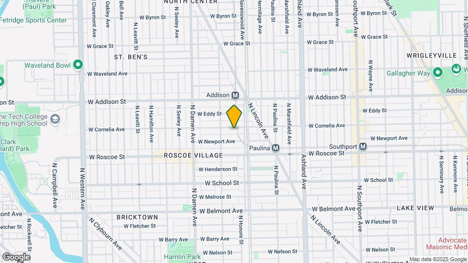 1823 W Cornelia Ave Map and Location Details