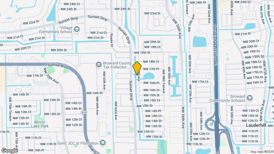 1715 NW 60th Ave Map and Location Details