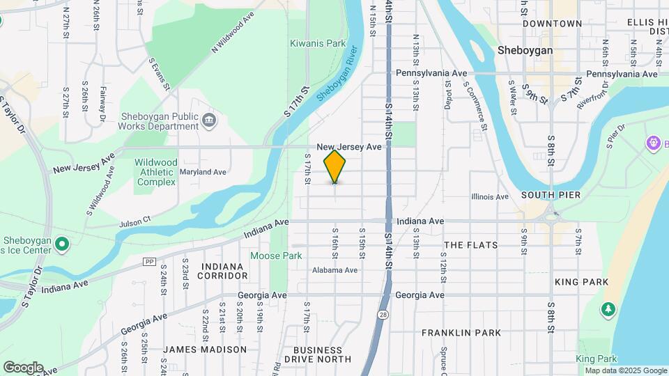 928 S 16th St Map and Location Details