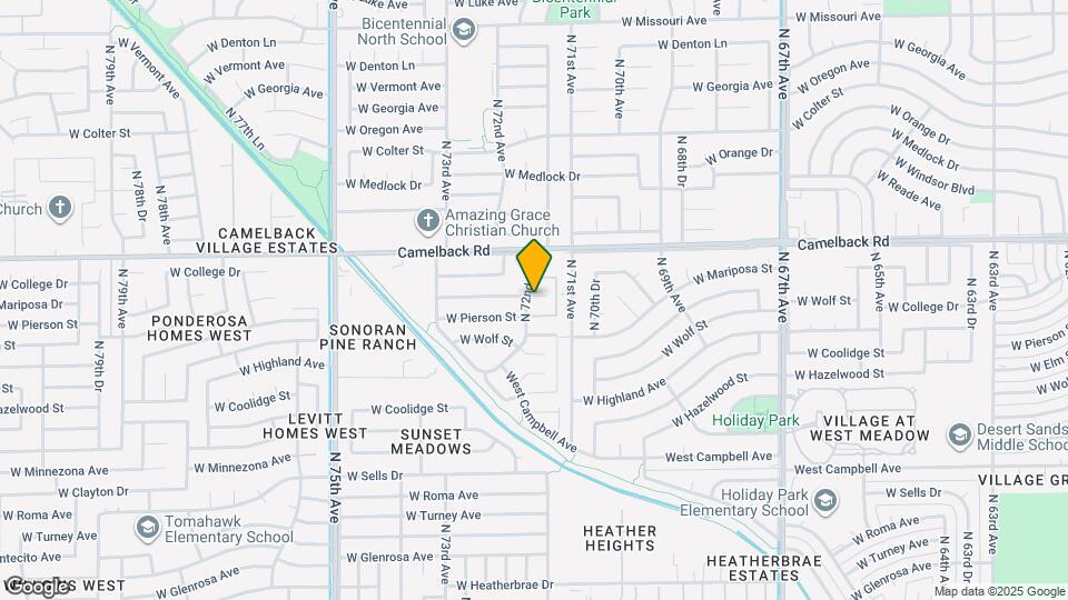 7133 W Pierson St Map and Location Details