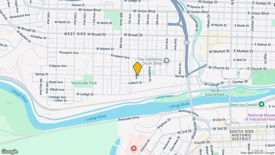 647 Spring St Map and Location Details