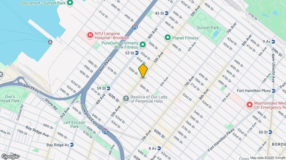 5501 5th Ave Map and Location Details