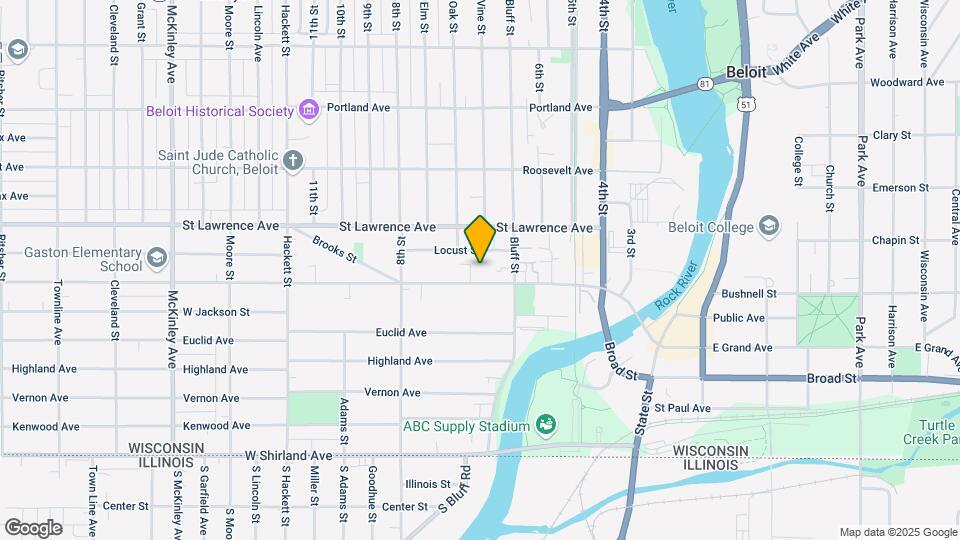 339 W Grand Ave Map and Location Details