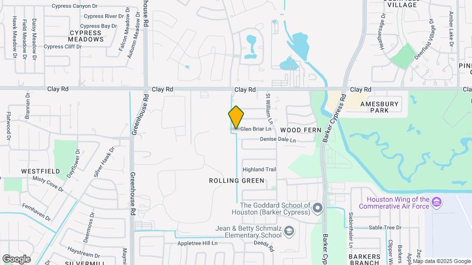 18767 Glen Briar Ln Map and Location Details