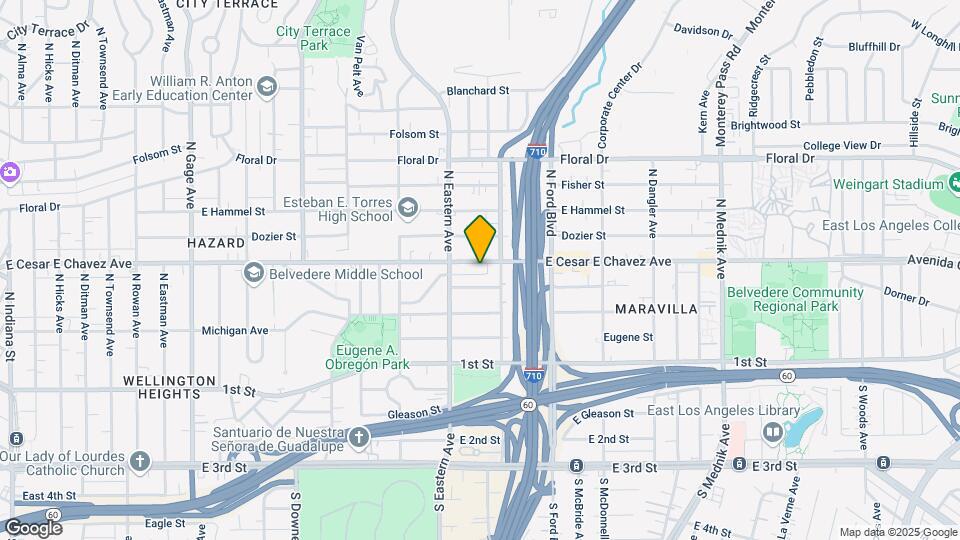 4336-4338 E Cesar E Chavez Ave Map and Location Details