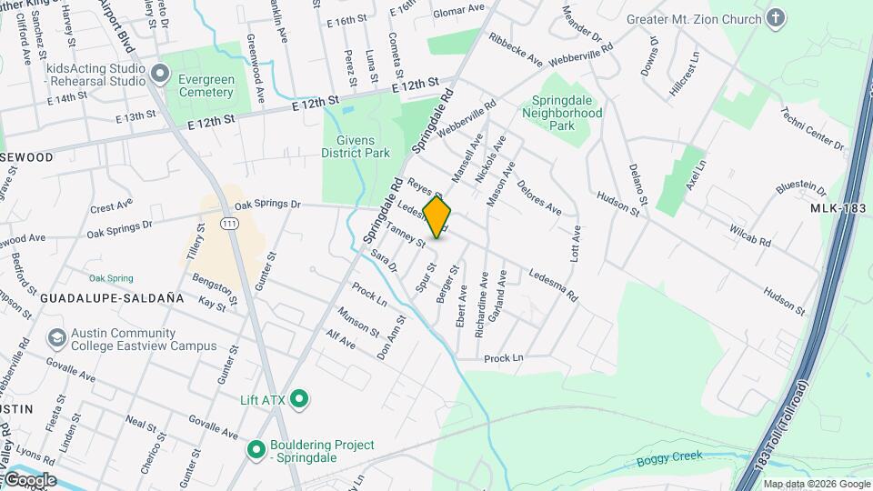 4804 Tanney St Map and Location Details