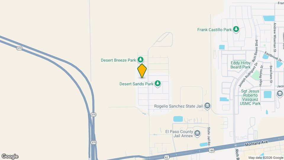 12257 Desert Vista Ave Map and Location Details