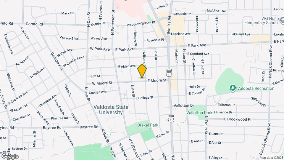 1700 Williams Street Map and Location Details