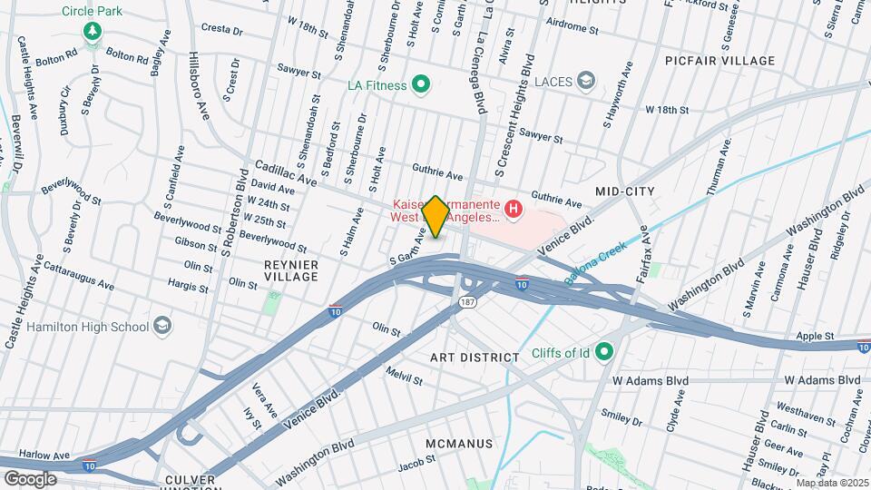 2325 Chariton St Mapa y Detalles de la Ubicación