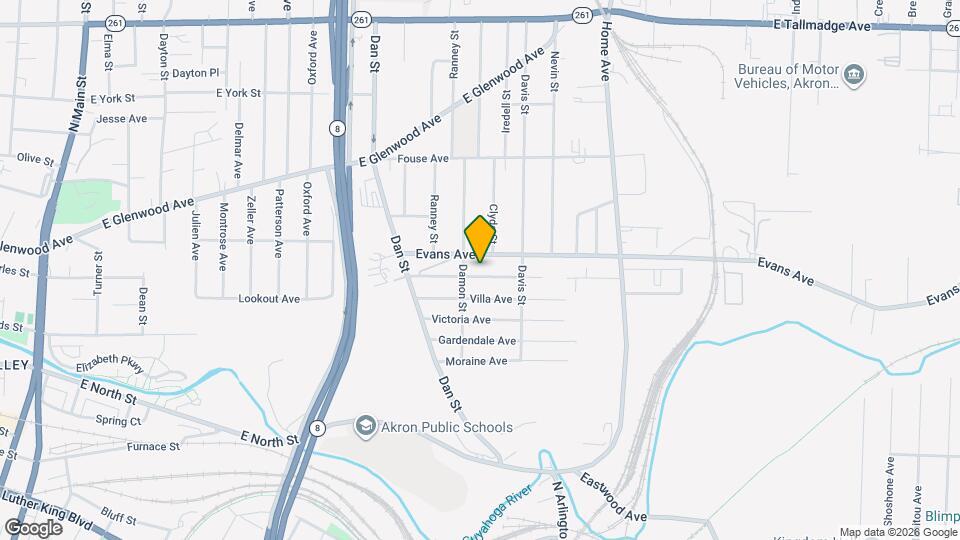 625 Hollibaugh Ave Map and Location Details