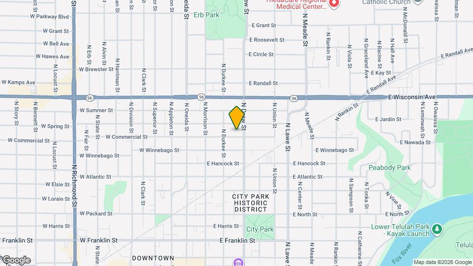 324 E Commercial St Map and Location Details