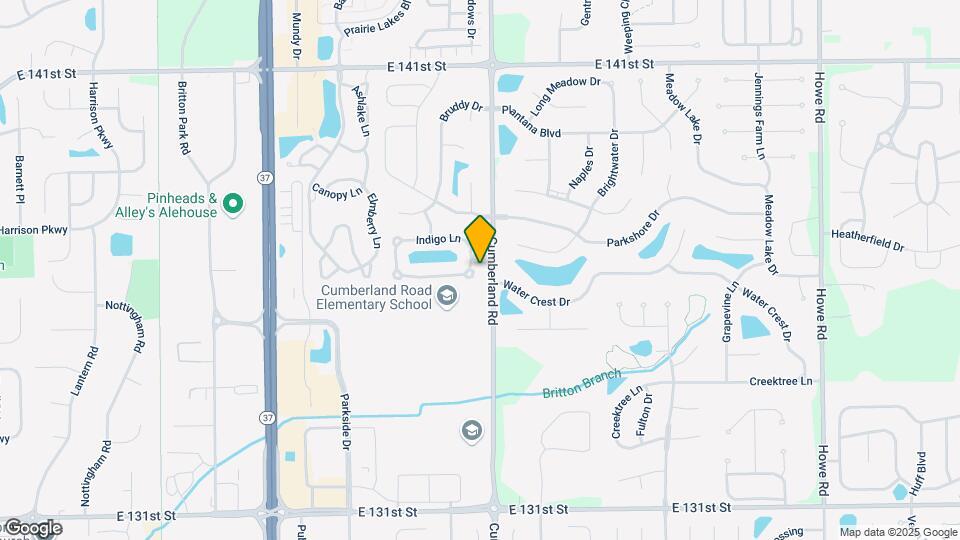 13659 Indigo Ln Map and Location Details