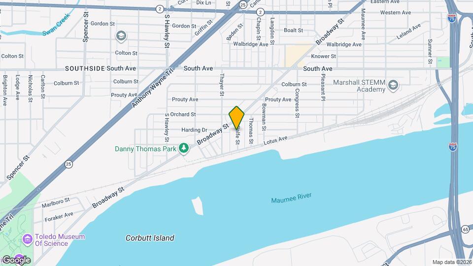 714 Balfe St Map and Location Details