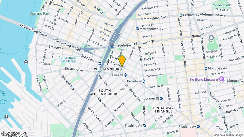 384 S 5th St, Unit 2 Map and Location Details