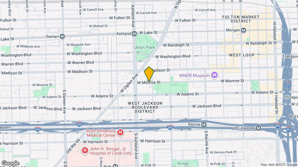 1513 W Monroe St Mapa y Detalles de la Ubicación