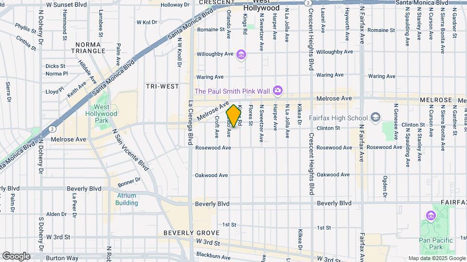 540 N Orlando Ave Mapa y Detalles de la Ubicación
