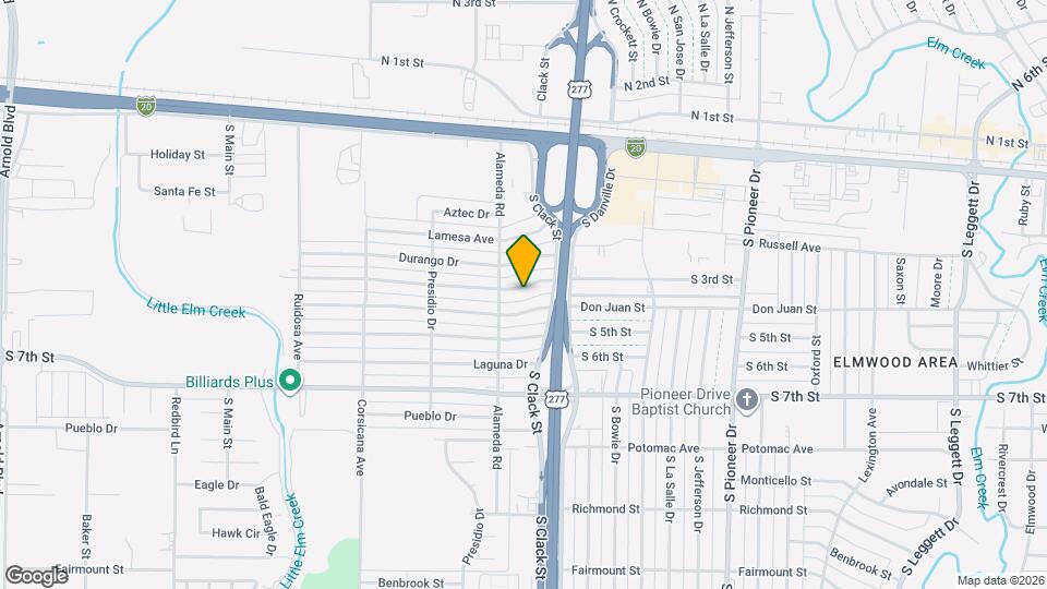 5131 Encino Rd Map and Location Details