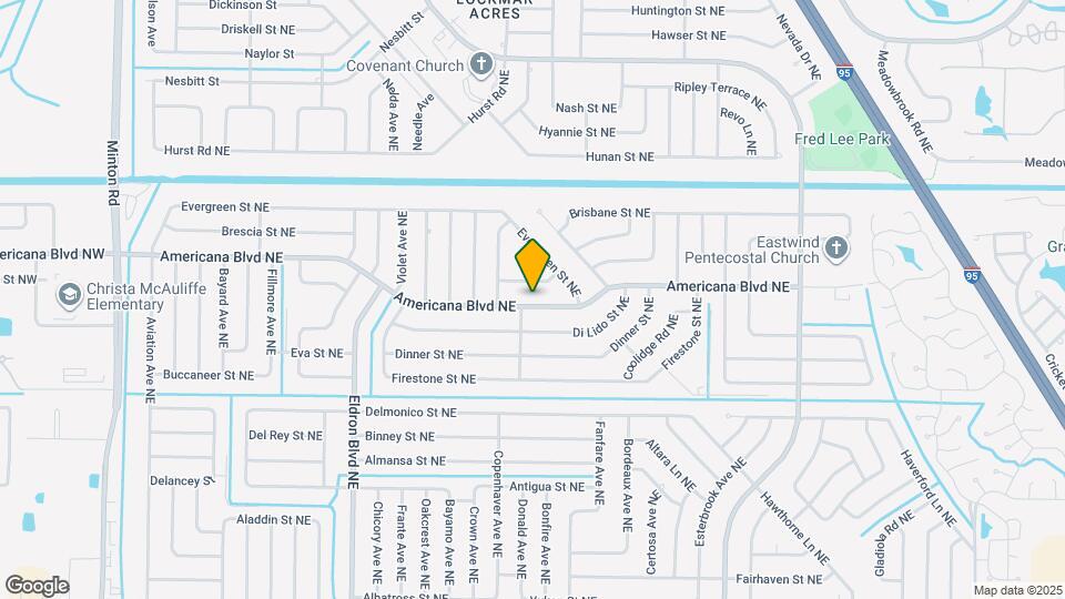 611 Americana Blvd NE Map and Location Details