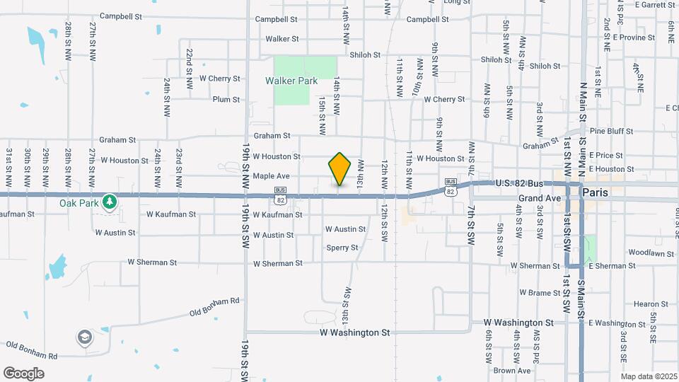 1358 Bonham St Map and Location Details