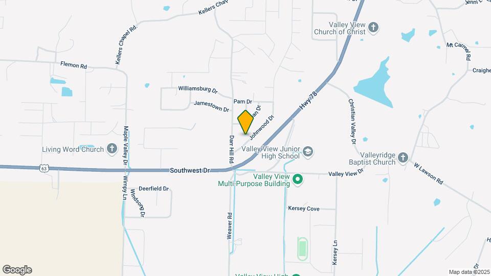 5401 Johnwood Dr Map and Location Details