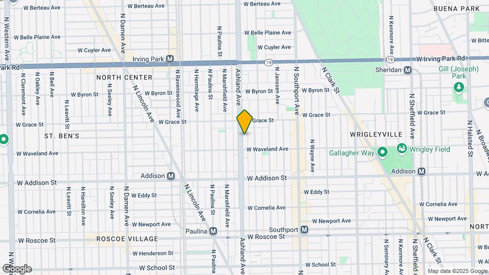 3727 N Ashland Ave Map and Location Details