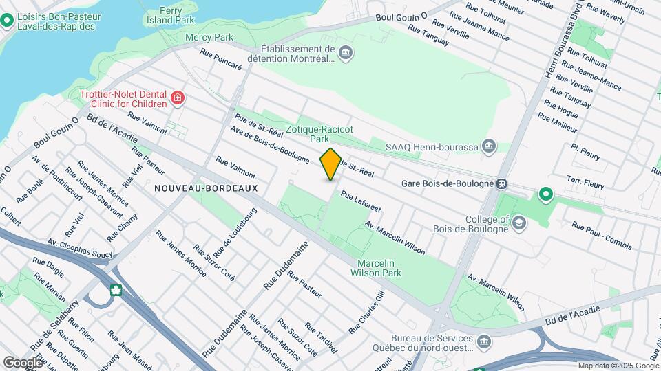 1595 Dudemaine Rue Map and Location Details