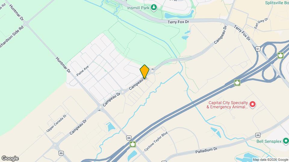 1217 Creekway Private Map and Location Details