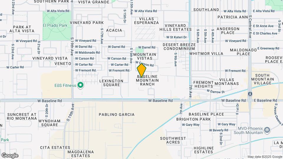 1317 W Park St Map and Location Details