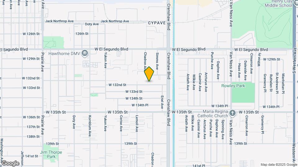 3211 W 132nd St Map and Location Details