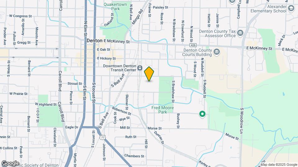 650 E Sycamore St Map and Location Details