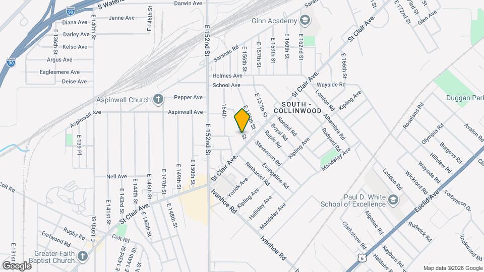 856 E 155th St Map and Location Details