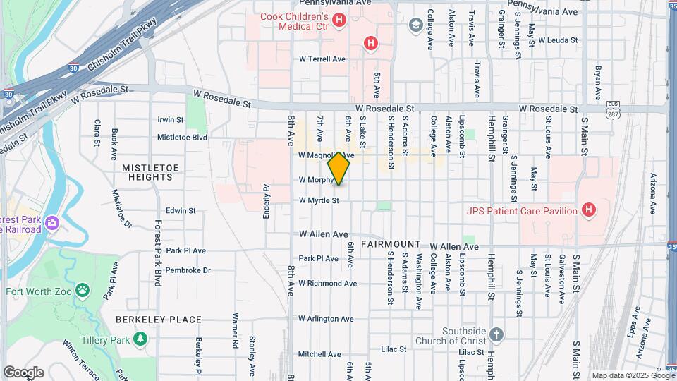 1415 Fairmount Ave-Unit -101 Fairmount Map and Location Details