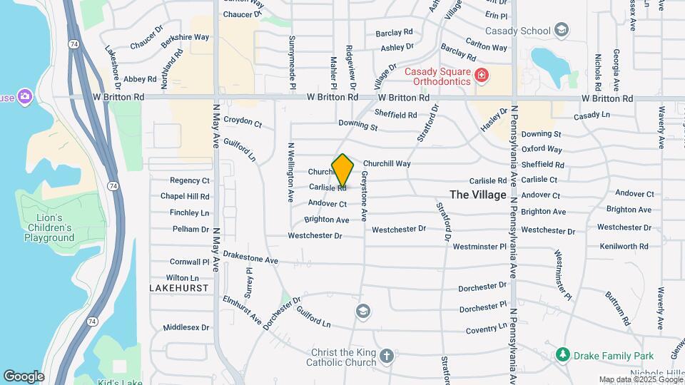 2128 Carlisle Rd Map and Location Details