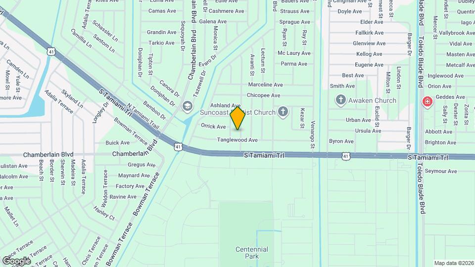 447 Camrose St Map and Location Details