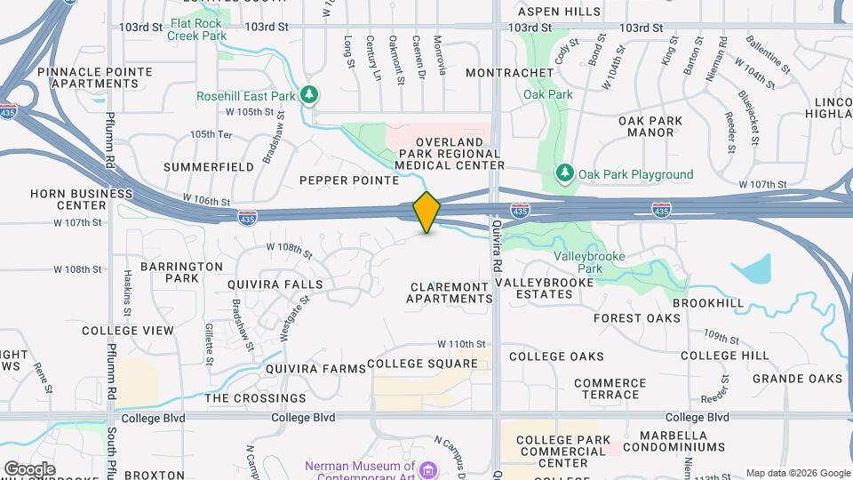 10747 Oakmont St Map and Location Details