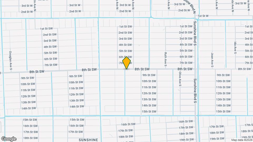 3419 8th St SW Map and Location Details