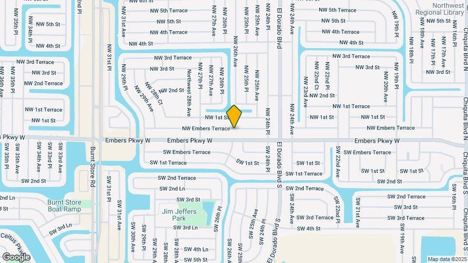 2600 NW Embers Terrace Map and Location Details
