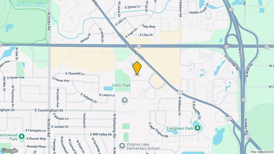 1543 E Winslowe Dr Map and Location Details