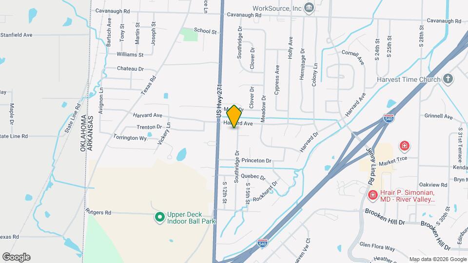 8512 Southridge Dr Map and Location Details