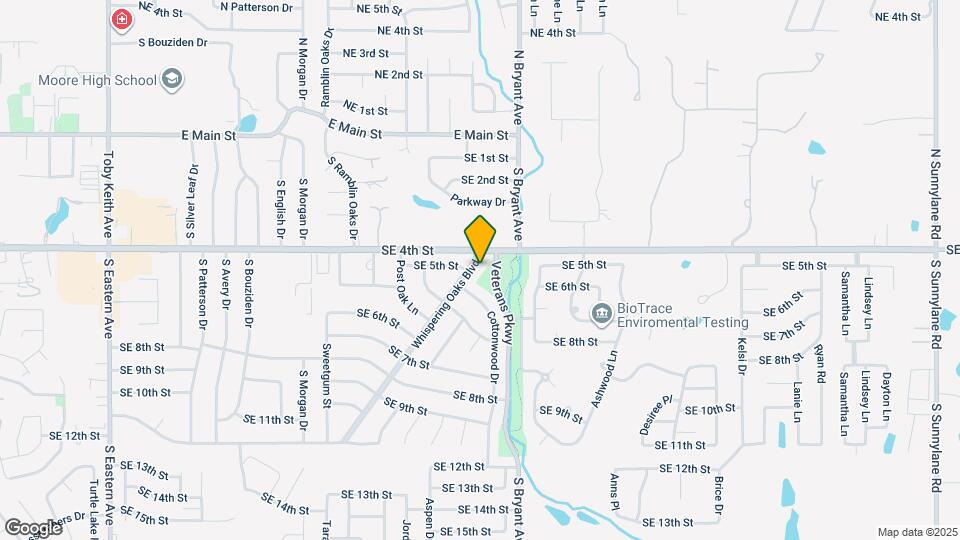 508 Whispering Oaks Blvd Map and Location Details