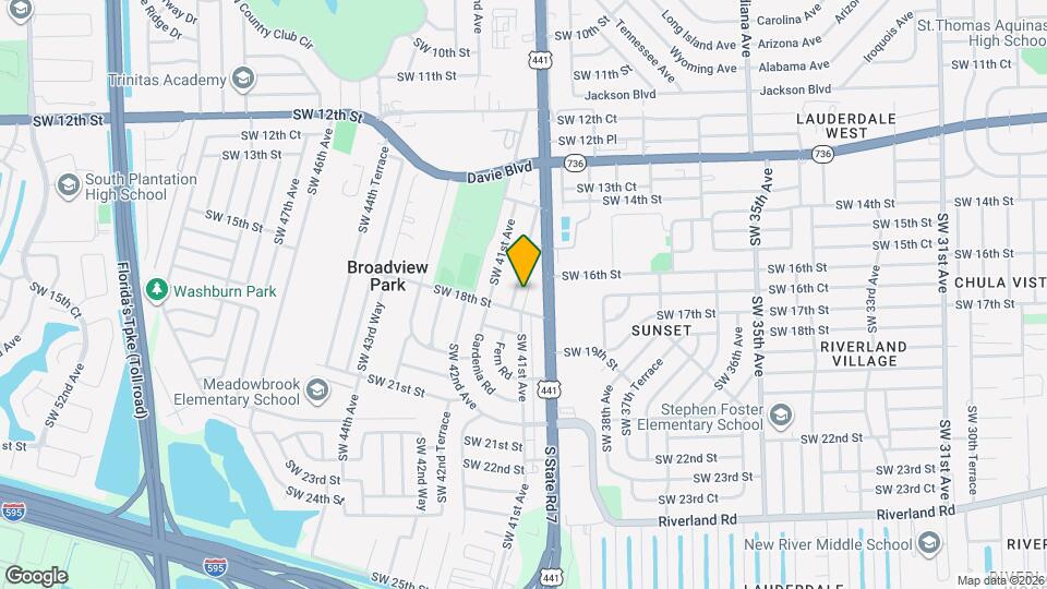 1712 SW 40th Terrace, Unit #1712 Map and Location Details
