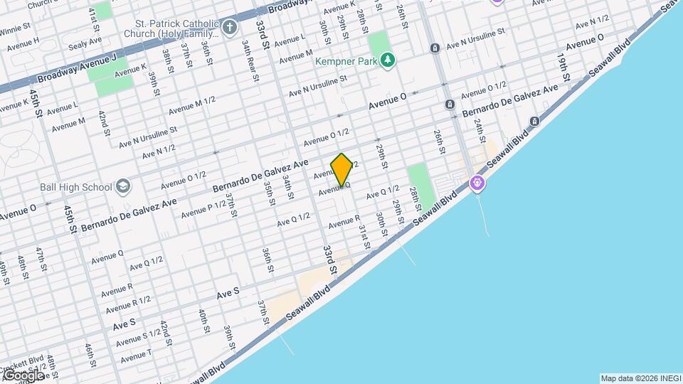 3115 Avenue Q Map and Location Details