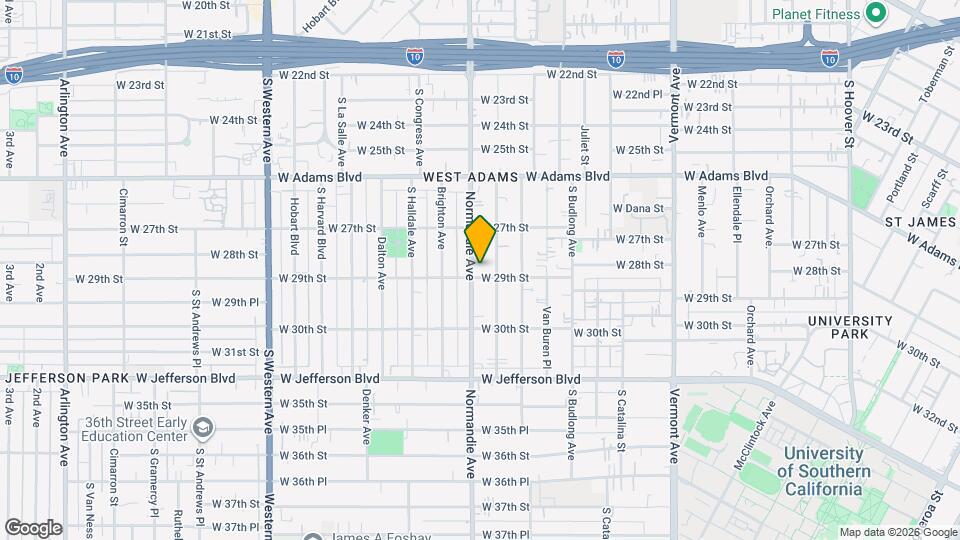 2818 S Normandie Ave, Unit 2818 S Normandie Map and Location Details