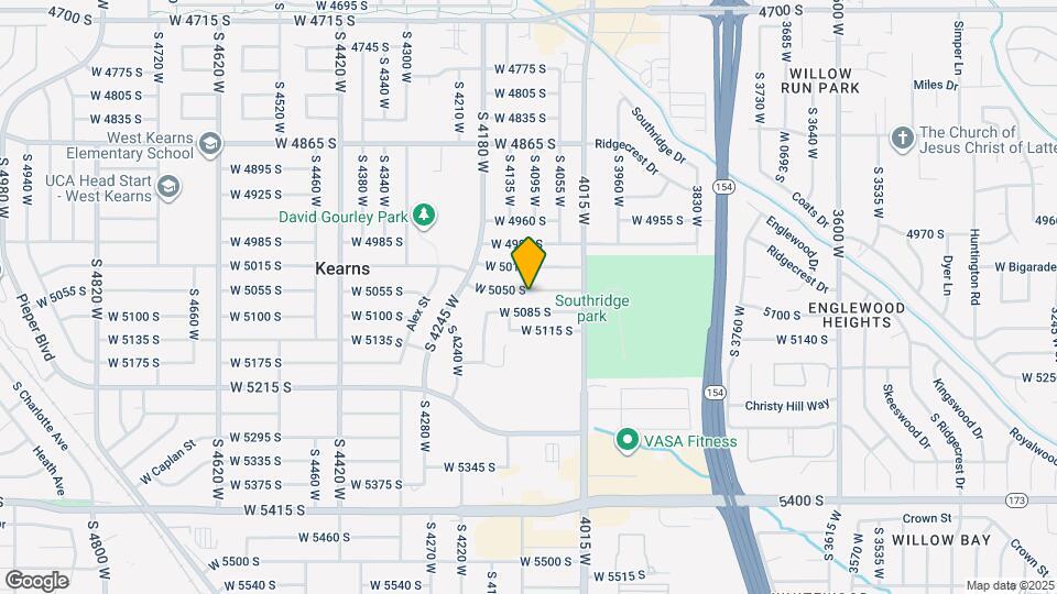 4109 W 5050 S Map and Location Details