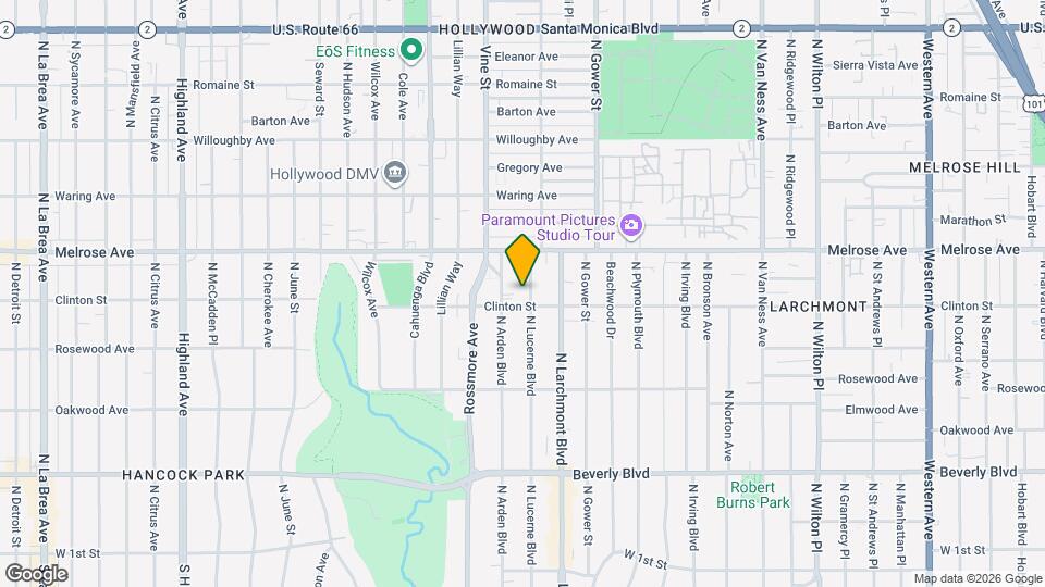 613 N Lucerne Blvd Map and Location Details