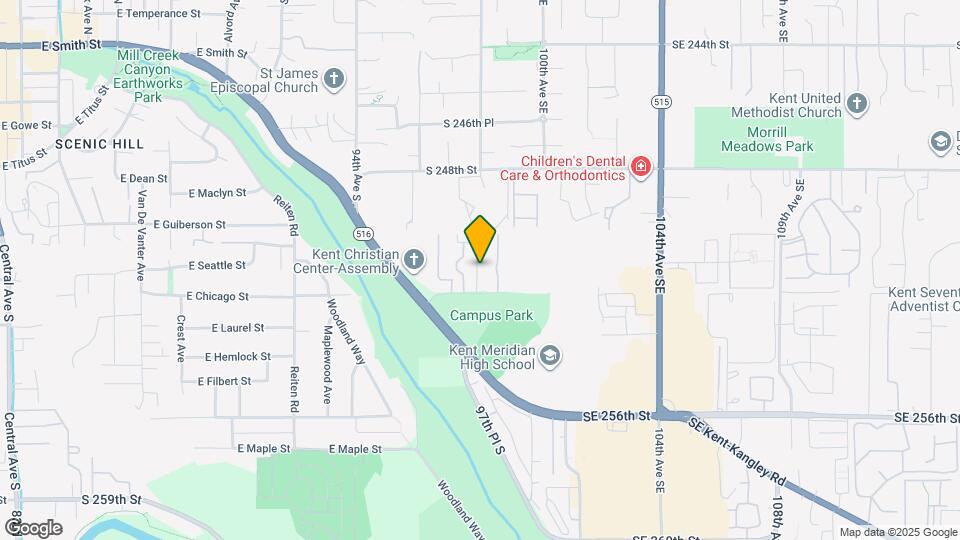 9808 S 252nd St Map and Location Details