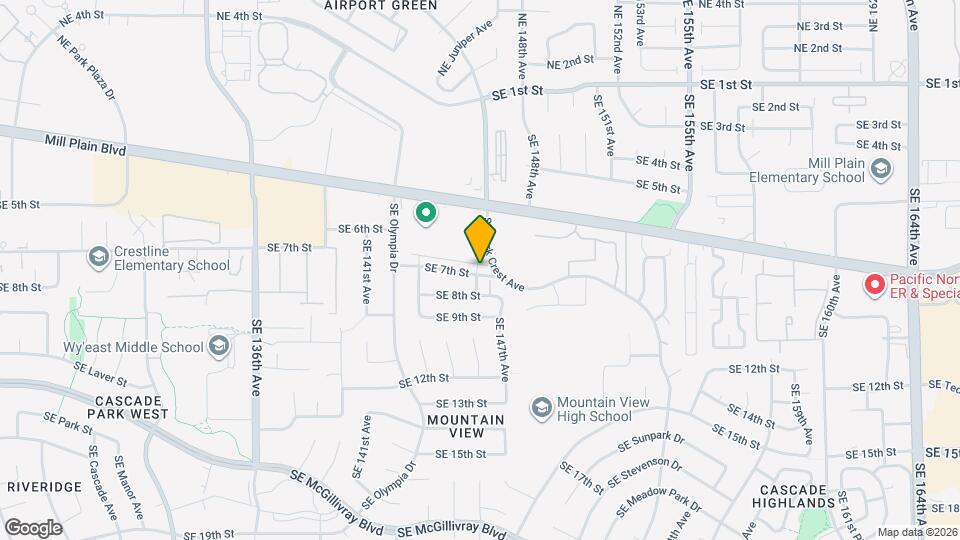 14603 SE 7th Way Map and Location Details