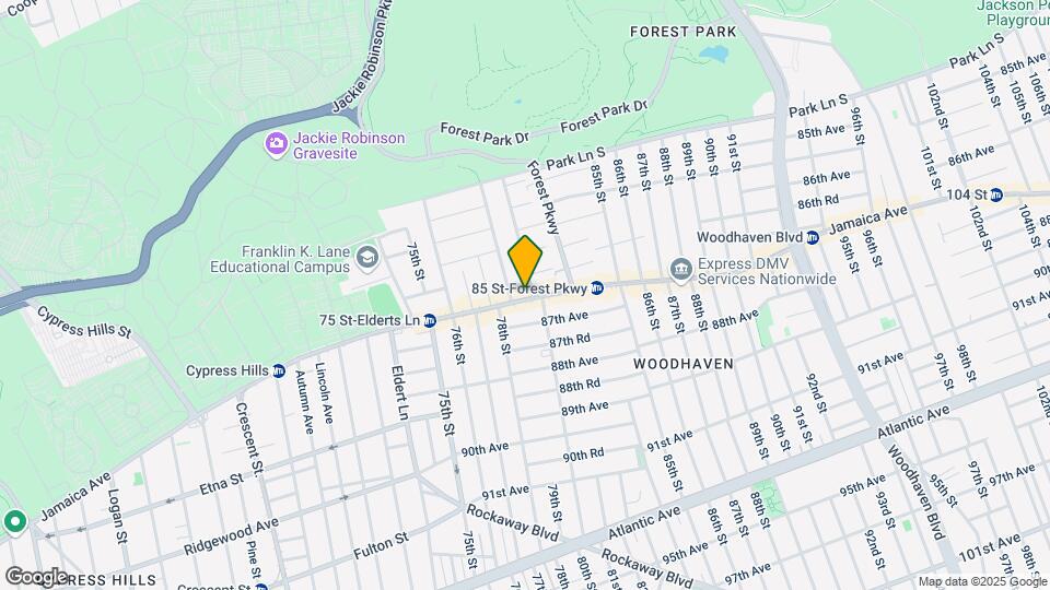 79-13 Jamaica Ave-Unit -3 FL Map and Location Details