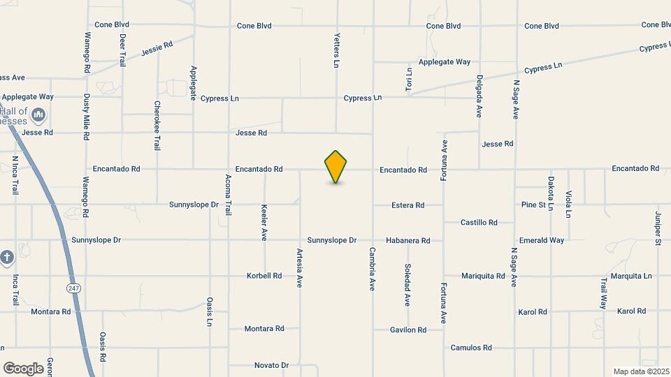 1650 Cambria Ave Map and Location Details